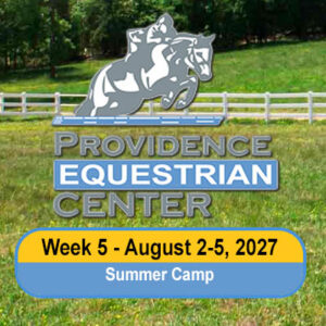 Week 5- August 2-5, 2027 Summer Camp